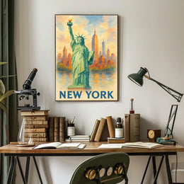 New York Cityscape Poster