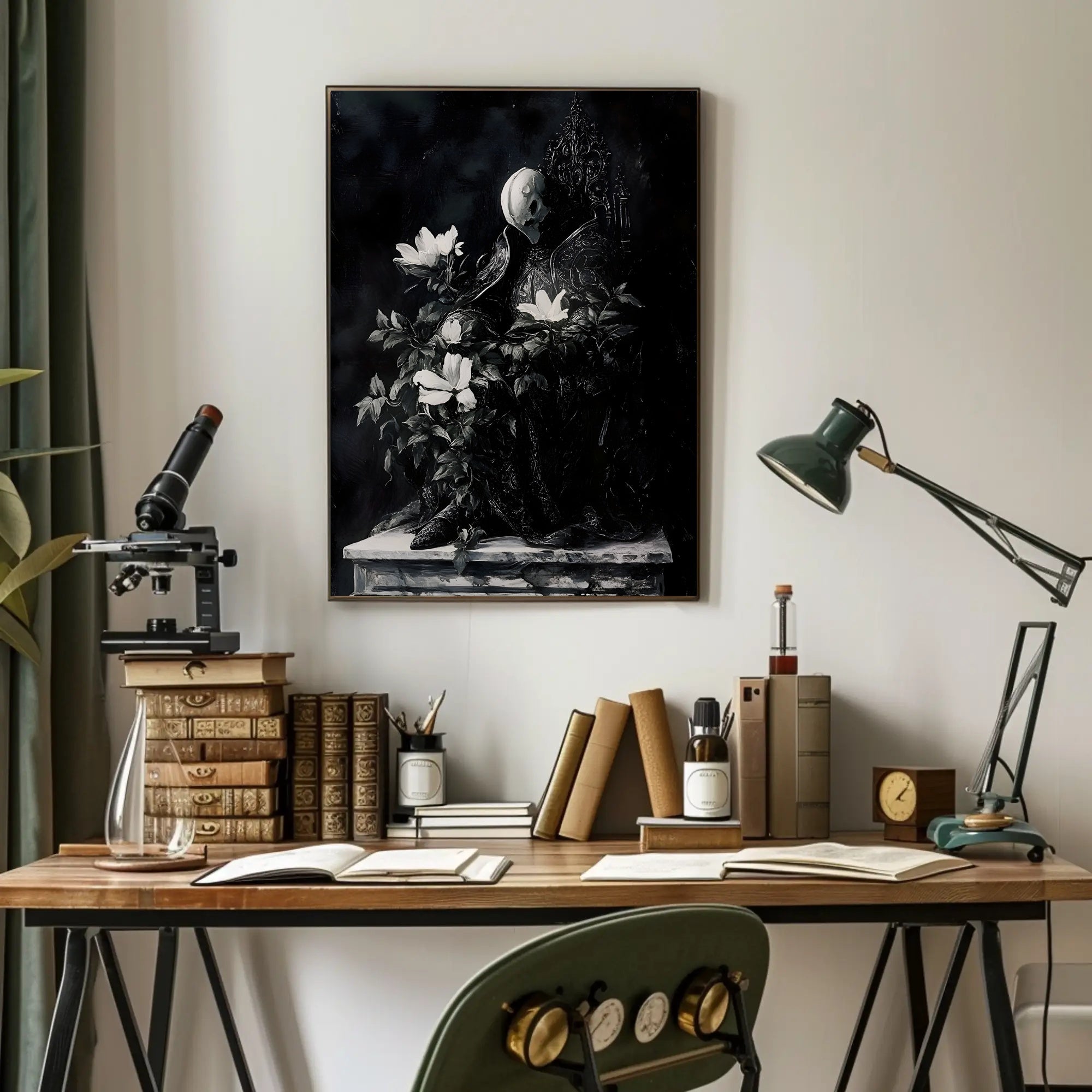 Gothic Royalty: Noble Figure on Fantasy Art Poster PosterGoat