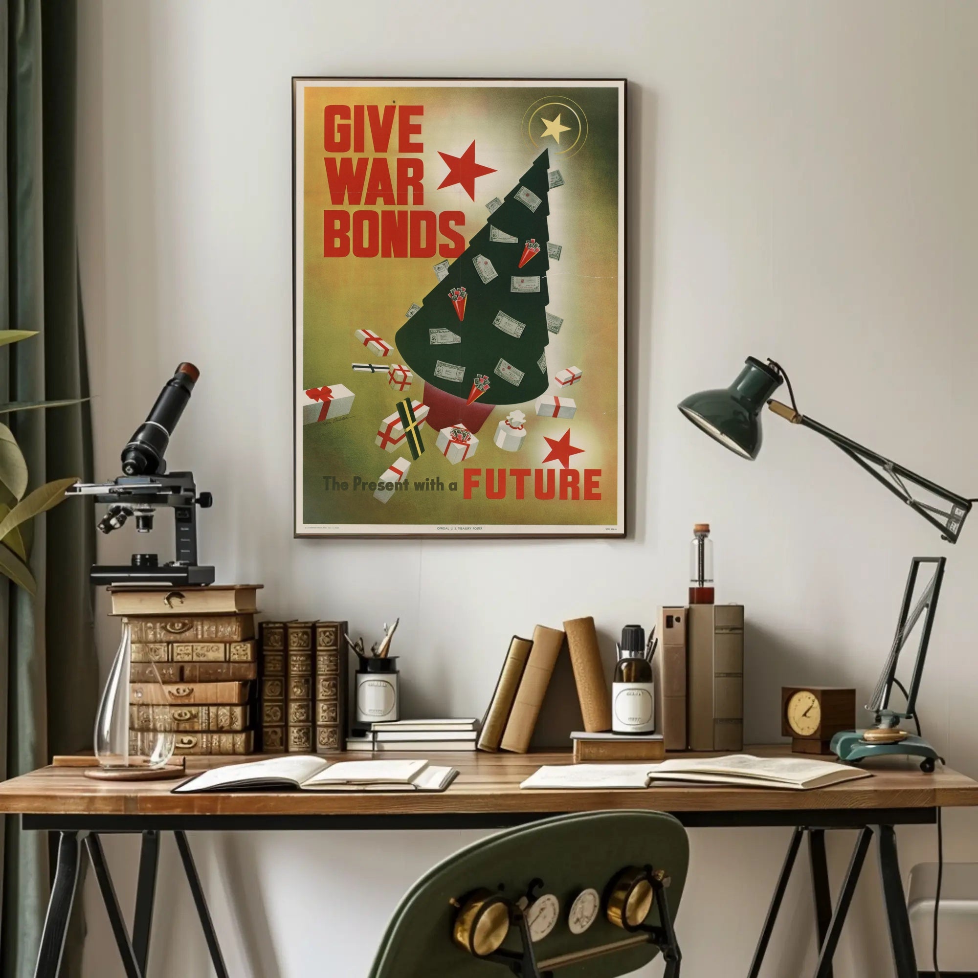 War Bonds Holiday Promotion Poster PosterGoat