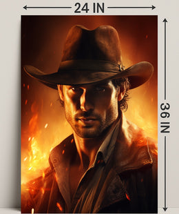 The Fiery Adventurer Poster