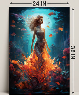 Oceanic Elegance Poster