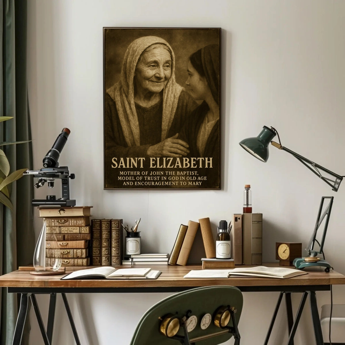 Saint Elizabeth Model Of Trust Poster