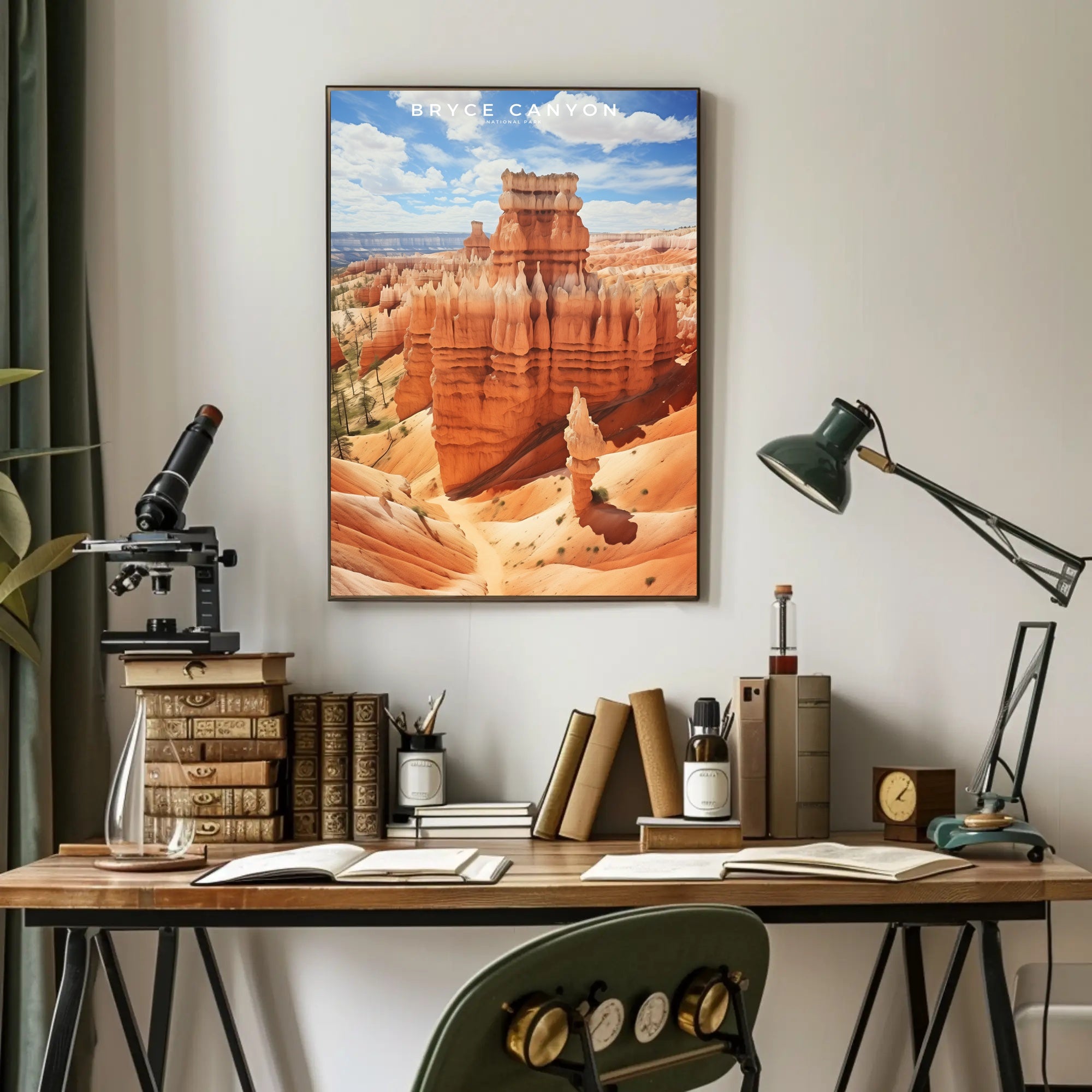 Bryce Canyon Hoodoos Poster Travel Wall Art