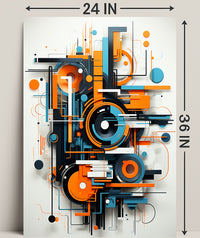 Geometric Abstraction Abstract Poster PosterGoat