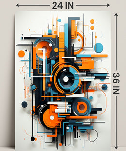 Geometric Abstraction Abstract Poster PosterGoat
