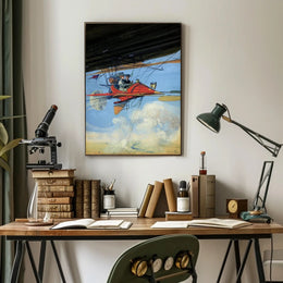 Whimsical Flight Adventure Poster PosterGoat