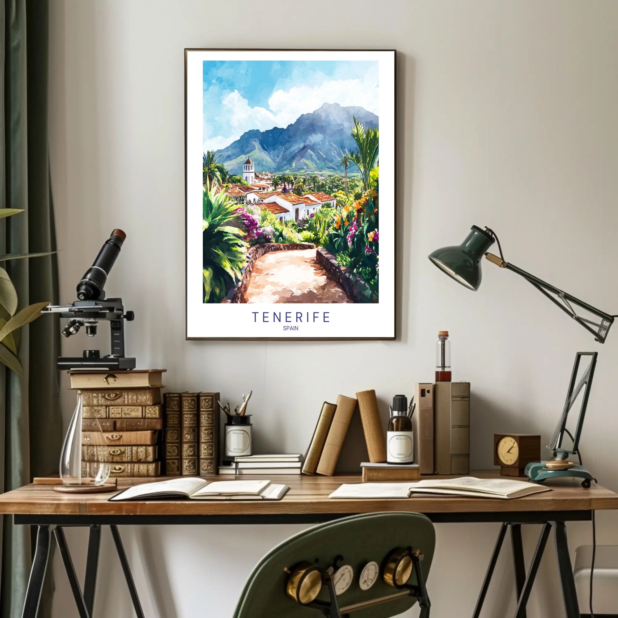 Scenic Beauty of Tenerife Poster PosterGoat