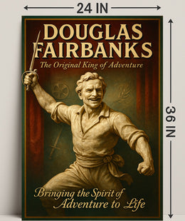 Douglas Fairbanks The Original King of Adventure Poster PosterGoat
