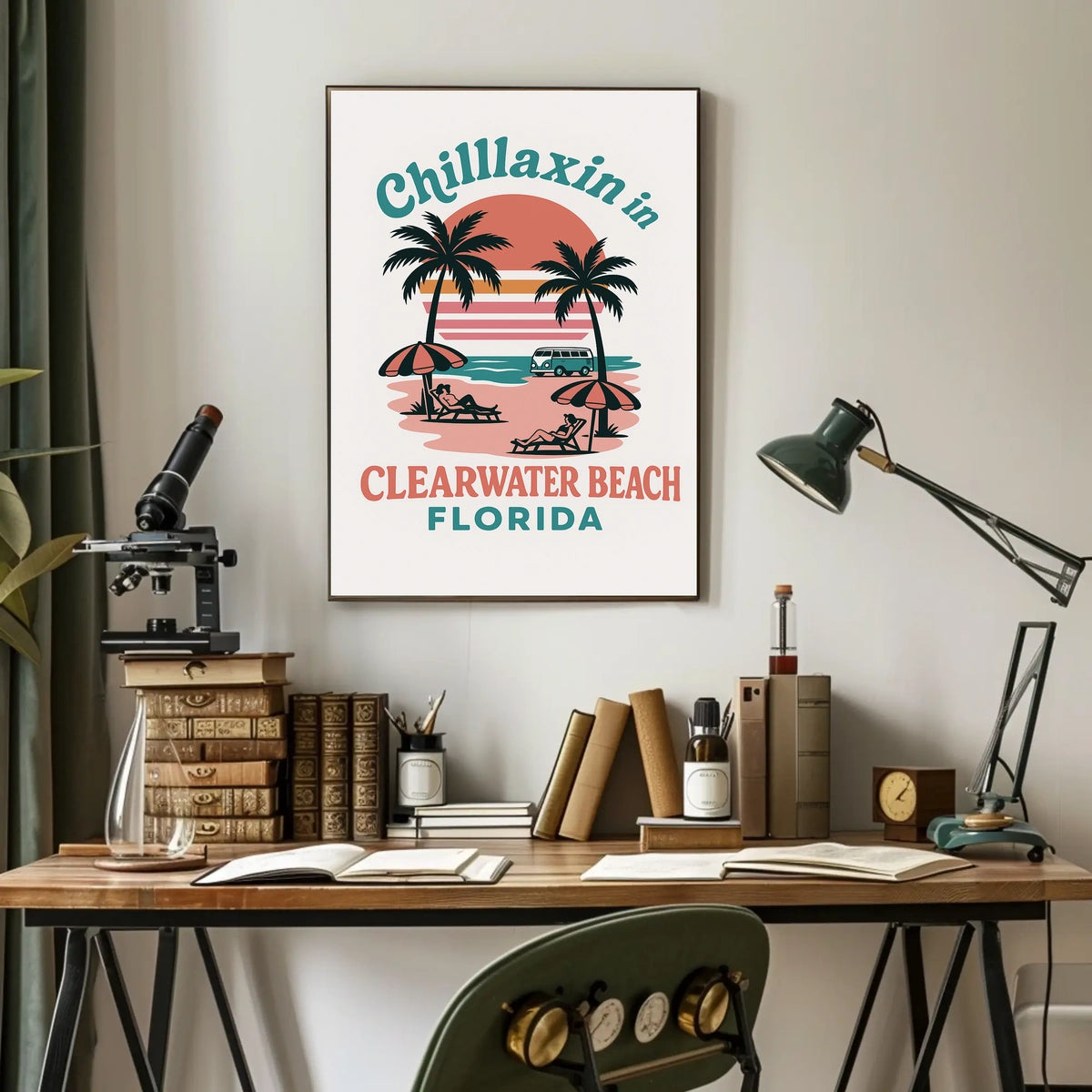 Chillaxin in Clearwater Beach Poster