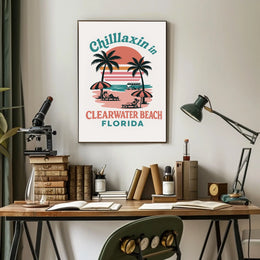 Chillaxin in Clearwater Beach Poster