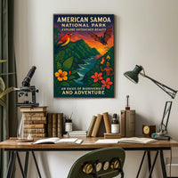 American Samoa National Park Poster: Awe-Inspiring Nature Scenery
