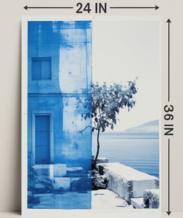 Serene Coastal Reflection Poster