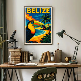 Belize Tropical Paradise Poster