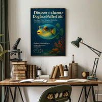 Discover The Charm Of Dogface Pufferfish Poster