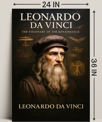 Leonardo da Vinci The Visionary of the Renaissance Poster PosterGoat