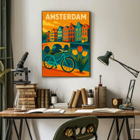 Amsterdam Cityscape Poster