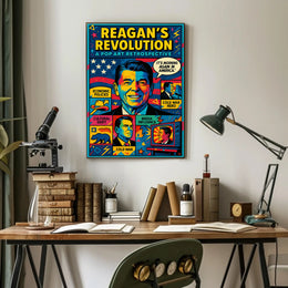 Reagan's Revolution Poster PosterGoat