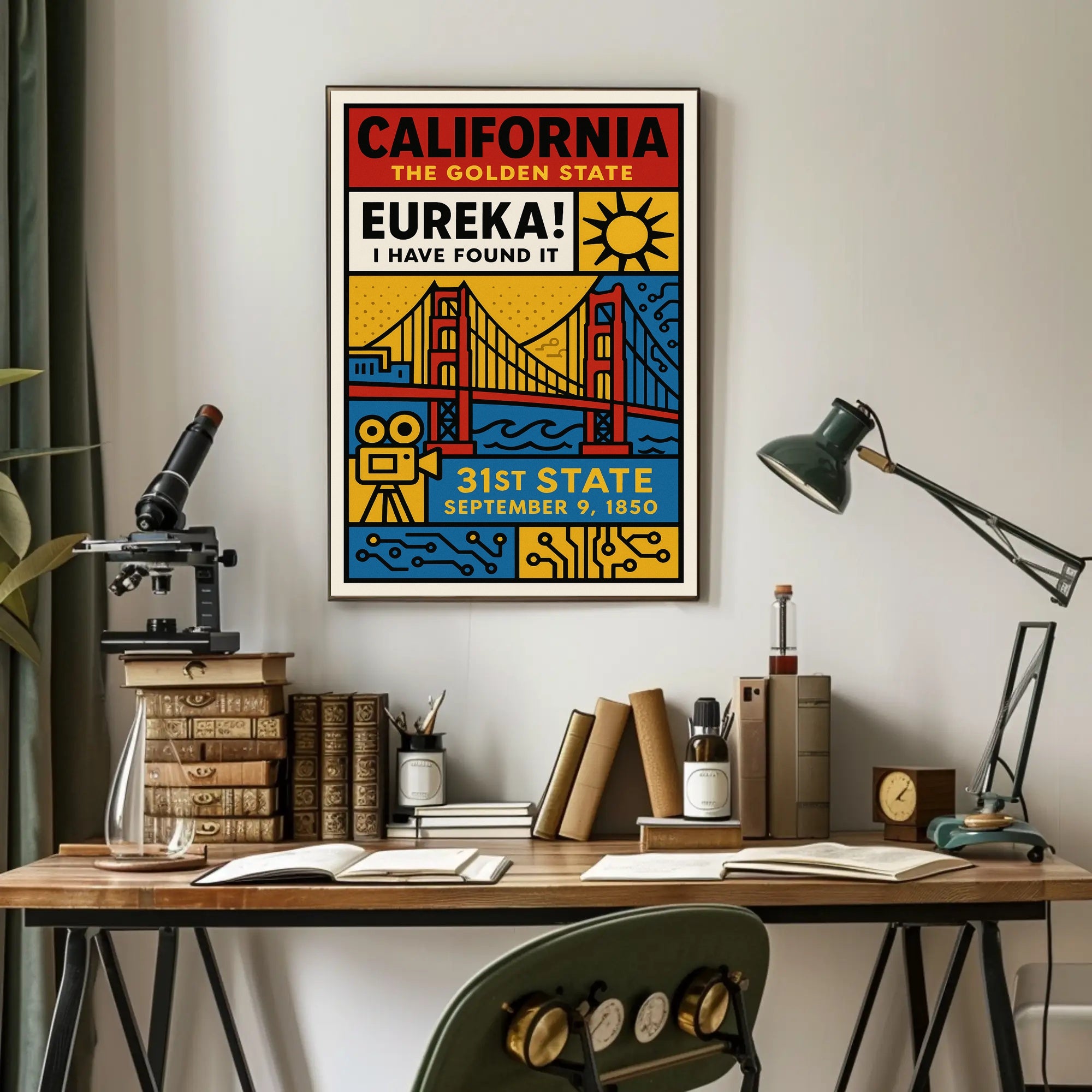 California's Iconic Heritage Poster