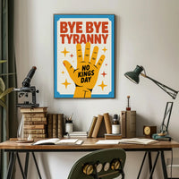 NO KINGS DAY Political or Propaganda Poster