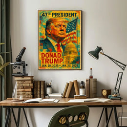 Donald Trump Bold Patriotism Pop Art Poster