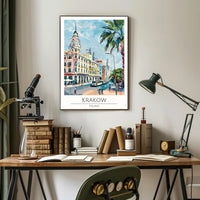 Vibrant Krakow Poster PosterGoat