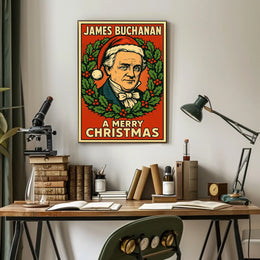 James Buchanan A Merry Christmas Poster