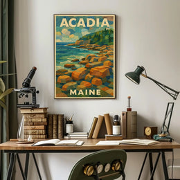 Acadia National Park Maine Poster