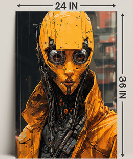 Futuristic Sentinel Poster PosterGoat