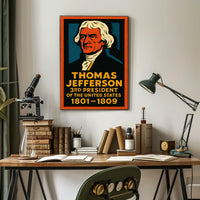 Thomas Jefferson 3rd President Poster