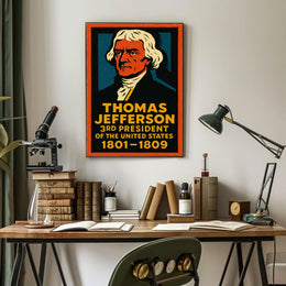 Thomas Jefferson 3rd President Poster