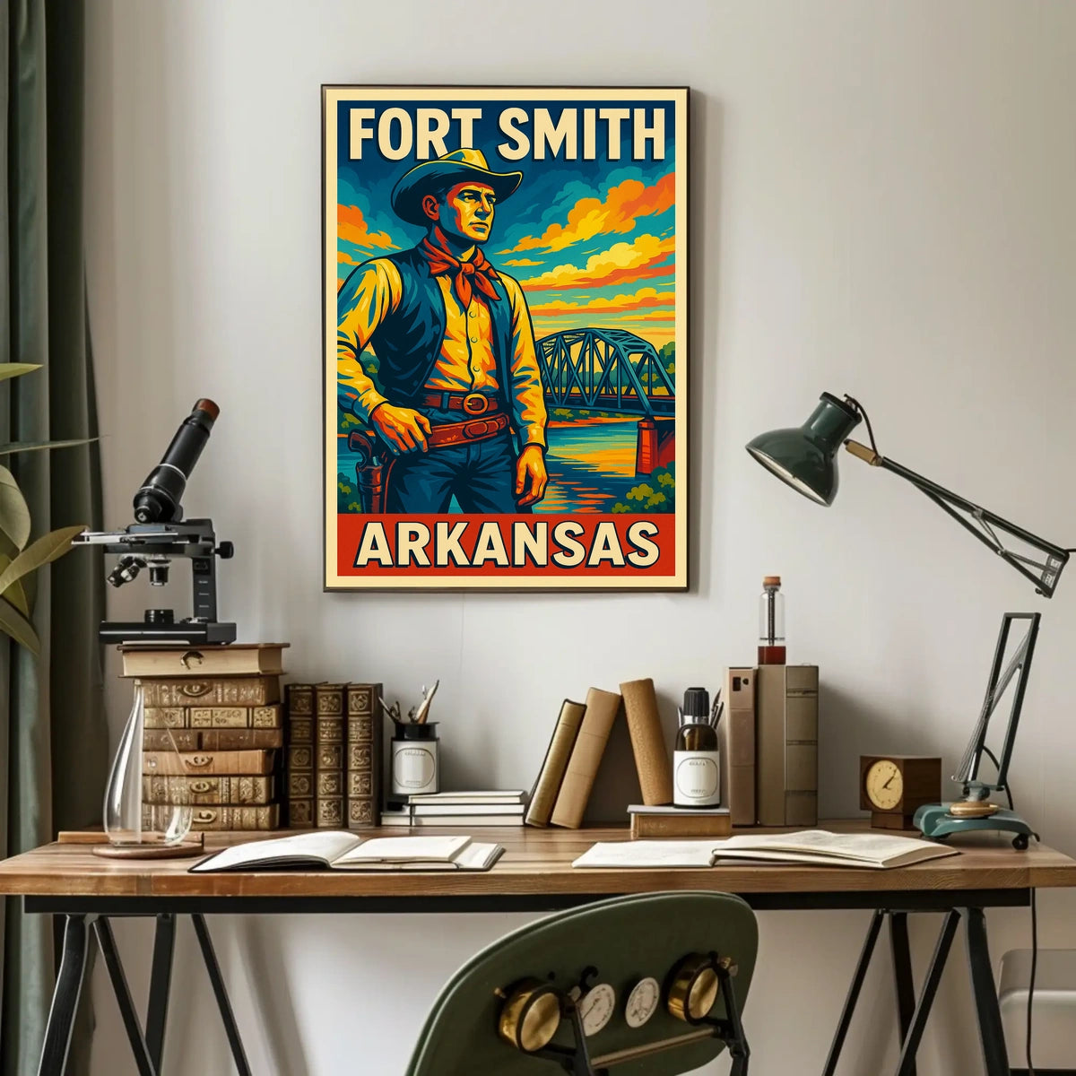 Fort Smith, Arkansas Western Heritage Poster