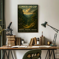 Cumberland Gap Historic Passage Poster