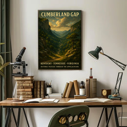 Cumberland Gap Historic Passage Poster
