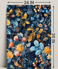 Botanical Abundance Art Print: Abstract or Artistic Poster