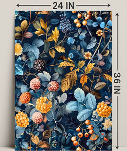 Botanical Abundance Art Print: Abstract or Artistic Poster
