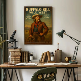 Buffalo Bill Wild West Show Cultural or Heritage Poster