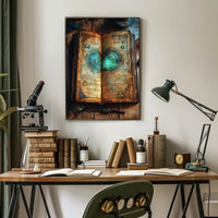 Ancient Mystical Book Fantasy or Mythology Poster