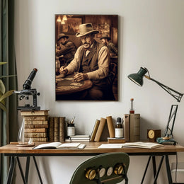 Western Poker Night Poster