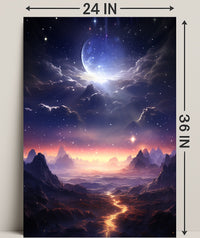 Celestial Landscape Poster