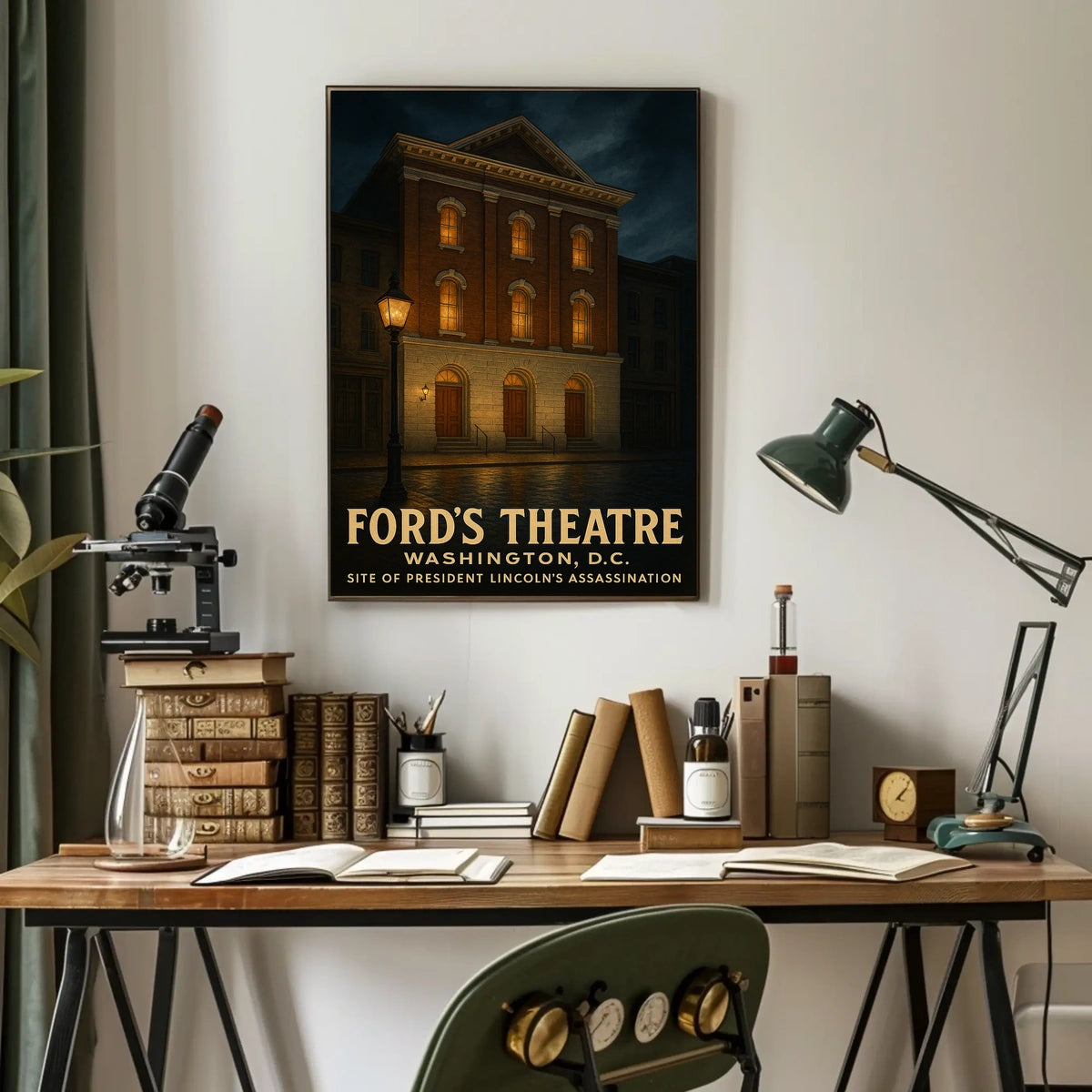 Abraham Lincoln FordS Theatre Poster
