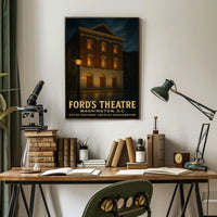 Abraham Lincoln FordS Theatre Poster