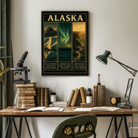 Discover Alaska The Last Frontier Poster