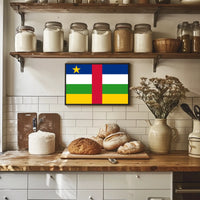 Central African Republic Flag Poster