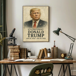 Donald Trump Visionary Expressionism Collector Poster