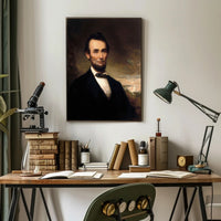 Abraham Lincoln Emancipation Proclamation Illustrated Poster PosterGoat