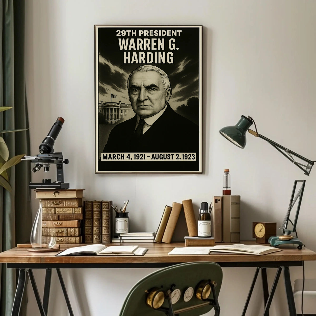 Warren G. Harding 29Th President Poster