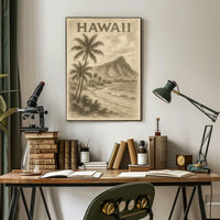 Hawaii Tropical Paradise Poster