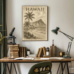 Hawaii Tropical Paradise Poster