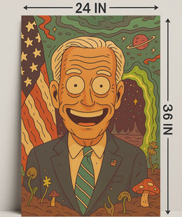 Cosmic Presidential Portrait Poster PosterGoat