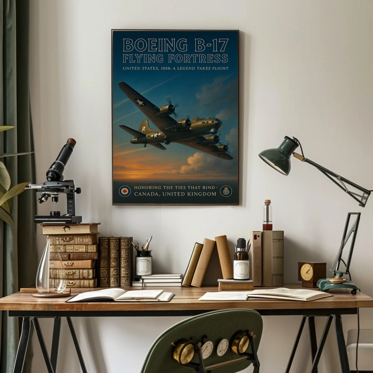 Boeing B-17 Flying Fortress Poster